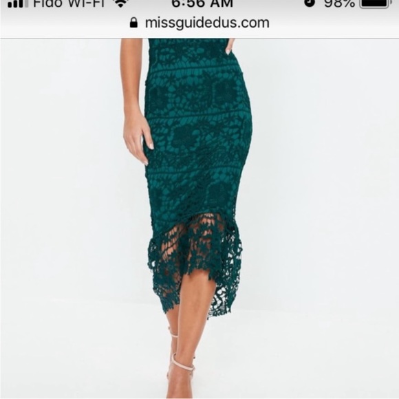 Midi dress green - Picture 2 of 4